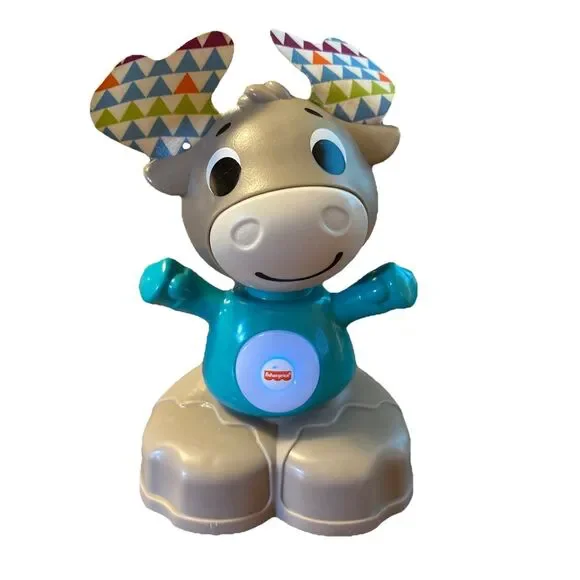 Fisher-Price Linkimals Talking Musical Moose Interactive Educational Toy Sings - Picture 2 of 11